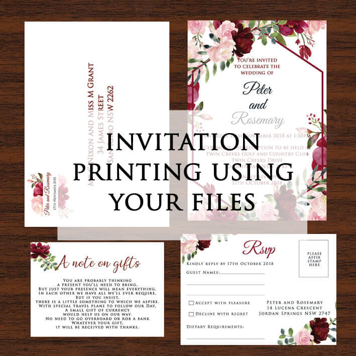 invitation printing