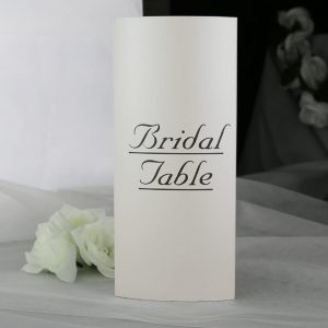 TABMEN06 Tri-Folded Ivory Printed Table Menus side 2