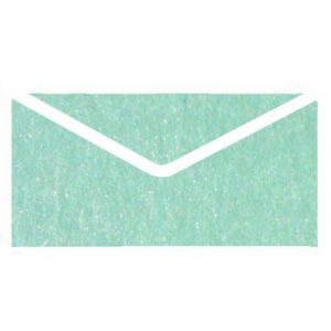 Azure Metallic Invitation Envelopes