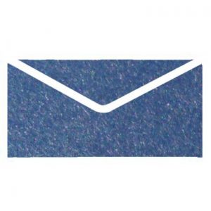 Blue Metallic Invitation Envelopes