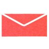 Bright Red Metallic Invitation Envelopes