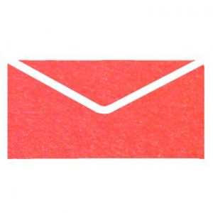 Bright Red Metallic Invitation Envelopes