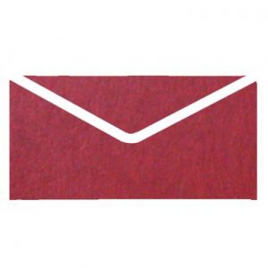Dark Red Pearla Invitation Envelopes
