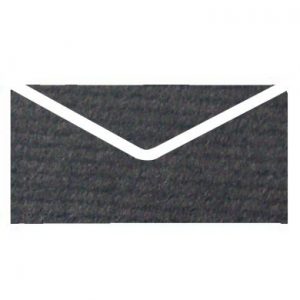 Ebenum Vise Versa Textured Invitation Envelopes