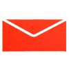 Red Metallic Invitation Envelopes
