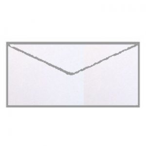 White Gold Metallic Invitation Envelopes