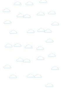 Blue Clouds Translucent Invitation Paper