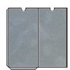 Silver Camouflage Textured Metallic Invitation Pocket
