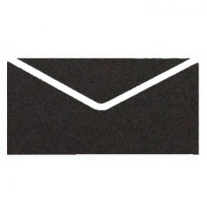 All Black Aura Plain Invitation Envelopes