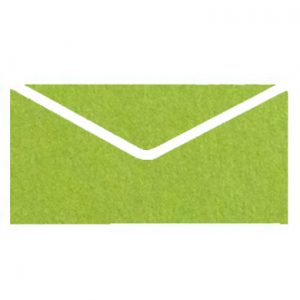 Modern Green Colourful Plain Invitation Envelopes