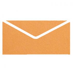Orange Colourful Plain Invitation Envelopes