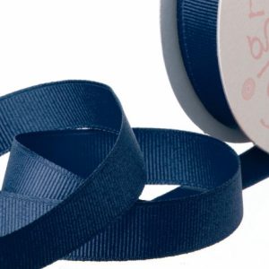 Navy Blue Grosgrain Invitation Ribbon