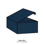 Blue Moon Metallic Bonbonniere Box