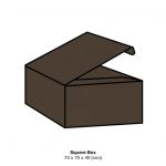 Brown Bitter Roast Eco Luxury Bonbonniere Box