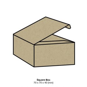 Brown Sandstorm Eco Luxury Bonbonniere Box