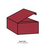Devil Red Eco Luxury Bonbonniere Box