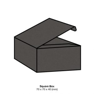 Grey Graphite Eco Luxury Bonbonniere Box