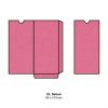 Hot Pink Metallic Invitation Pocket