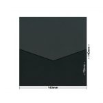 Licorice Zsa Zsa Textured DIY Invitation Pouch Style D