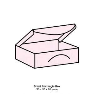 Petite Pink Coco Linen Textured Bonbonniere Box