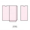 Petite Pink Coco Linen Textured Invitation Pocket