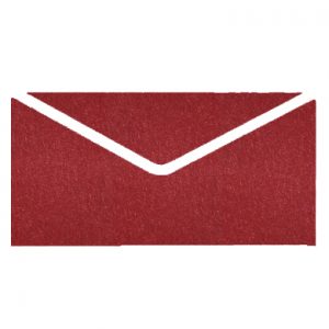 Red Lacquer Metallic Invitation Envelopes