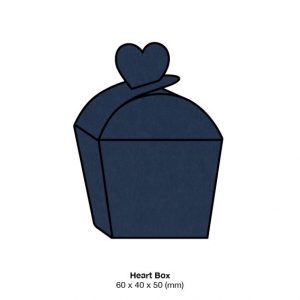 Sailor Blue Eco Luxury Heart Bonbonniere