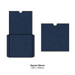 Sailor Blue Eco Luxury Invitation Pocket