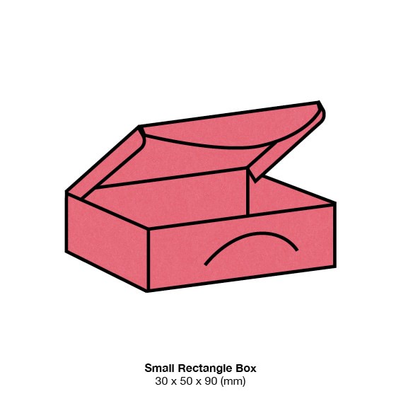 Strawberry Eco Luxury Bonbonniere Box