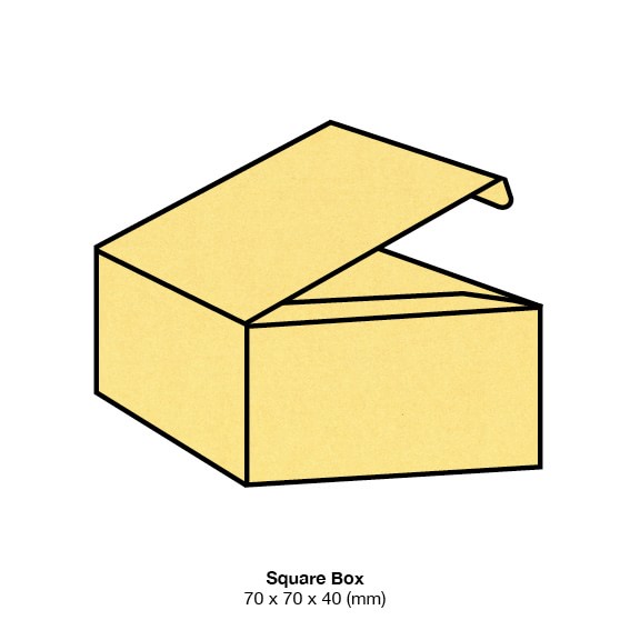 Sunshine Metallic Bonbonniere Box