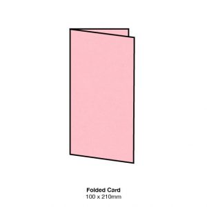 Tickled Pink Eco Luxury Scored DIY Invitation Card