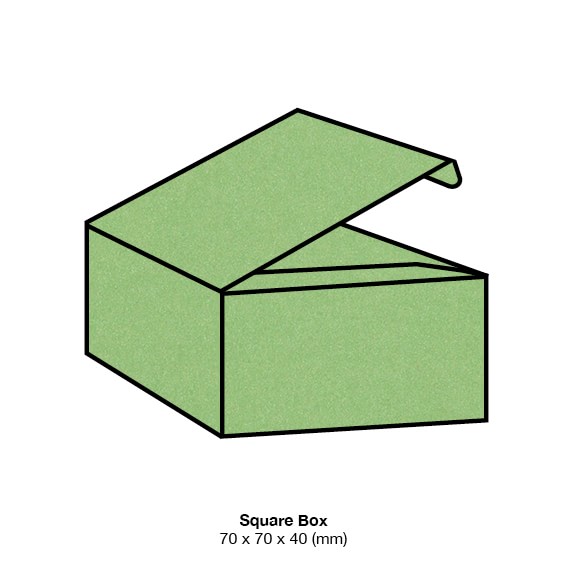 Turf Metallic Bonbonniere Box