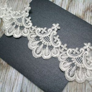 Cross Ivory Lace for Invitations