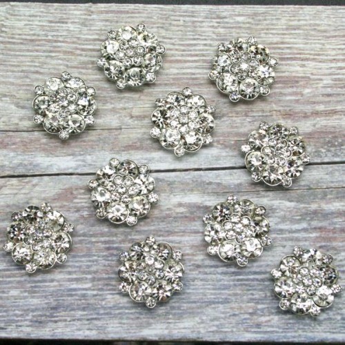 Rhinestone Small Diamante Circle Cluster Invitation Bling
