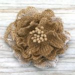 Rustic Flower with Lace for Invitatons