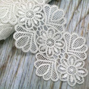 White Flower Lace for Invitations