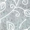 Chiffon Leaves Silver Glitter Invitation Paper