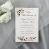 WEDINV120 watercolour blue and cream floral wedding invitation