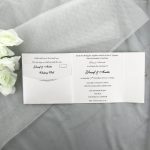 WEDINV16 inside of Ivory Floral Square Gatefold Lasercut wedding Invitations