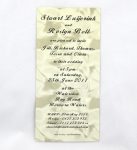 WEDINV121 Satin Look Printed wedding Invitation
