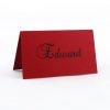 PLACAR136 Red individual place cards