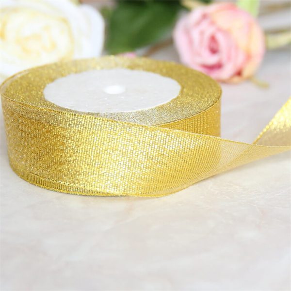RIBBON62 Gold metallic ribbon