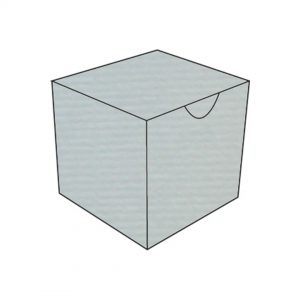 argentum textured vise versa treasure chest favor box