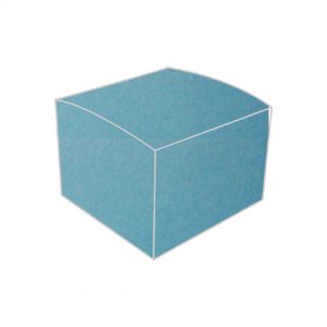 aura mid blue bonbonniere box