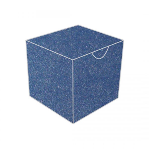 blue metallic treasure chest bonbonniere box