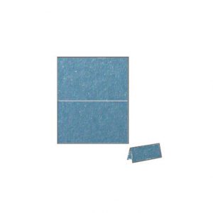 blue pearla metallic place card