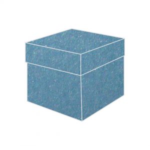 blue pearla metallic top box bonbonniere