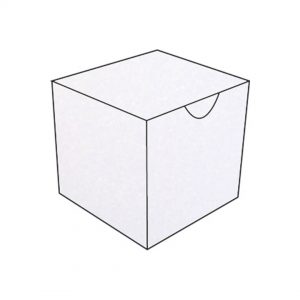 cream metallic treasure chest bonbonniere box