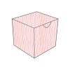 gentle rose vibe wave textured metallic treasure chest bonbonniere box
