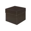 Humus dark brown textured vise versa top box bonbonniere box